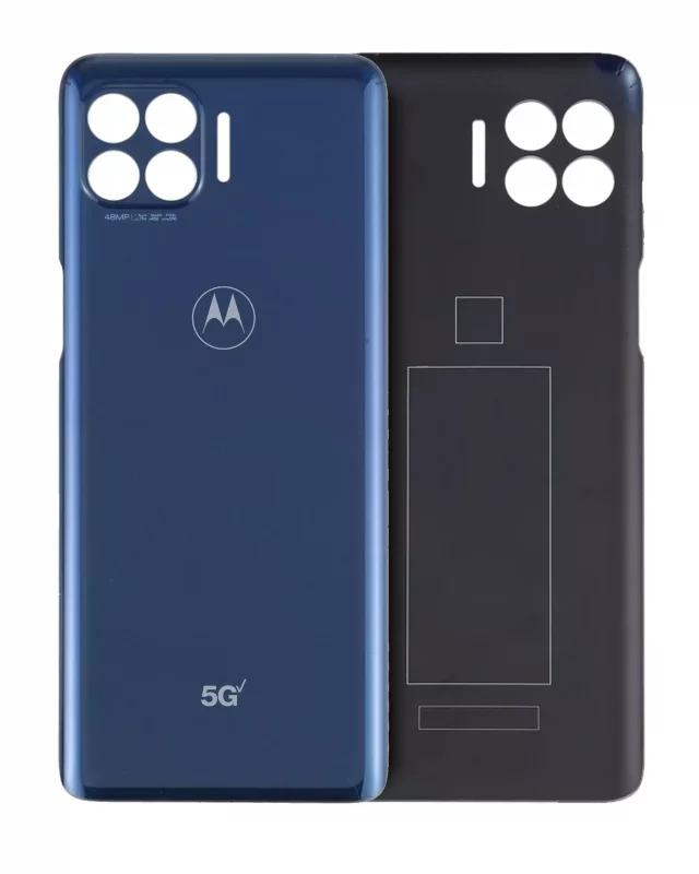 Capac Spate Sticla Motorola Moto G 5G Plus Original (Prussian Blue)