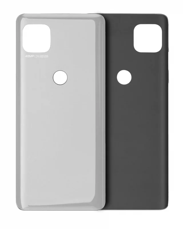 Capac Spate Sticla Motorola Moto One 5G Ace Original (Frosted Silver)