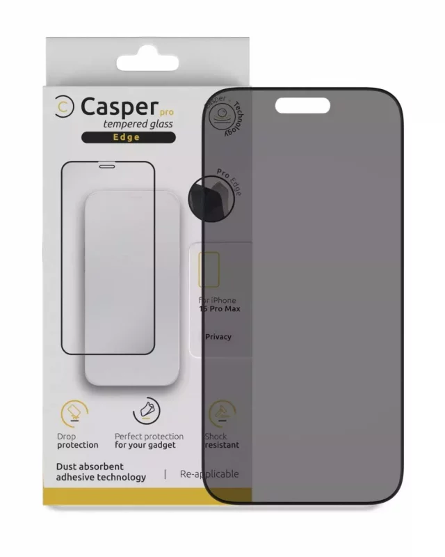 Sticla Securizata Casper Pro Edge iPhone 15 Pro Max (Privacy)