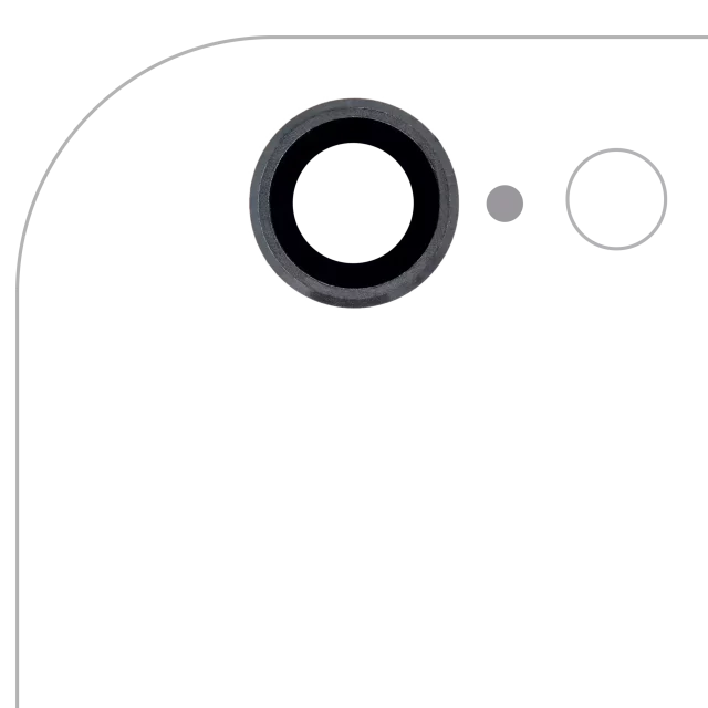 Lentile Camera Spate iPhone 6 / 6S (Space Gray) (10 Pack)