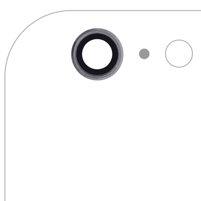 Lentile Camera Spate iPhone 6 Plus / 6S Plus (Space Gray) (10 Pack)