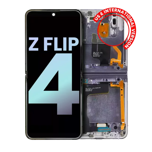 Display telefon Samsung Galaxy Z Flip 4 5G Service Pack (Purple) (Inner)