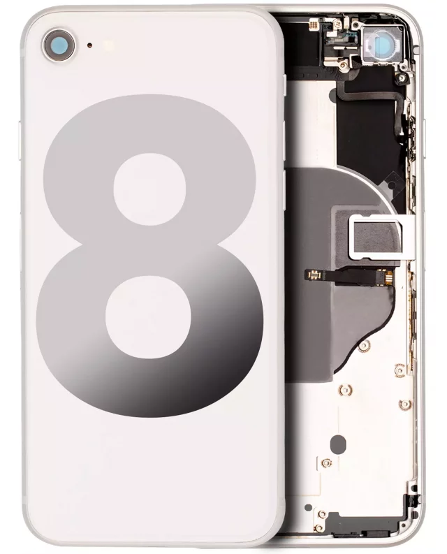 Carcasa Spate Telefon iPhone 8 Pull C (Silver)