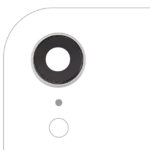 Lentila Camera Spate Cu Suport Si Rama iPhone XR AMPlus (White) (10 Pack)