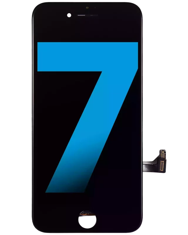 Display iPhone 7 Cu Placa Metalica Aftermarket (Black)