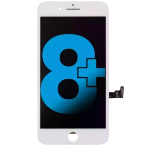 Display iPhone 8 Plus Cu Placa Metalica Aftermarket (White)