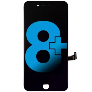 Display iPhone 8 Plus cu Placa Metalica Aftermarket (Black)