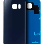 Capac Spate Sticla Samsung Galaxy S6 Service Pack (Black Sapphire)