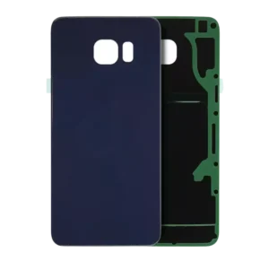 Capac Spate Sticla Samsung Galaxy S6 Edge Plus AMPlus (No Logo) (Black Sapphire)