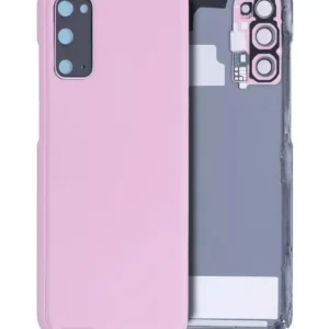 Capac Spate Sticla Samsung Galaxy S20 5G AMPlus (No Logo) (Cloud Pink)
