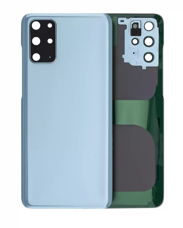 Capac Spate Sticla Samsung Galaxy S20 Plus Service Pack Original (Cloud Blue)