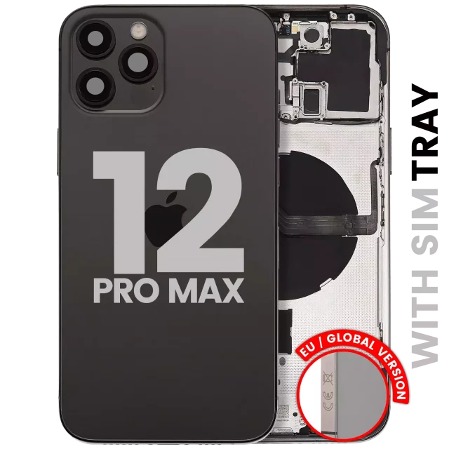 Carcasa Spate iPhone 12 Pro Max Pull A (Graphite)