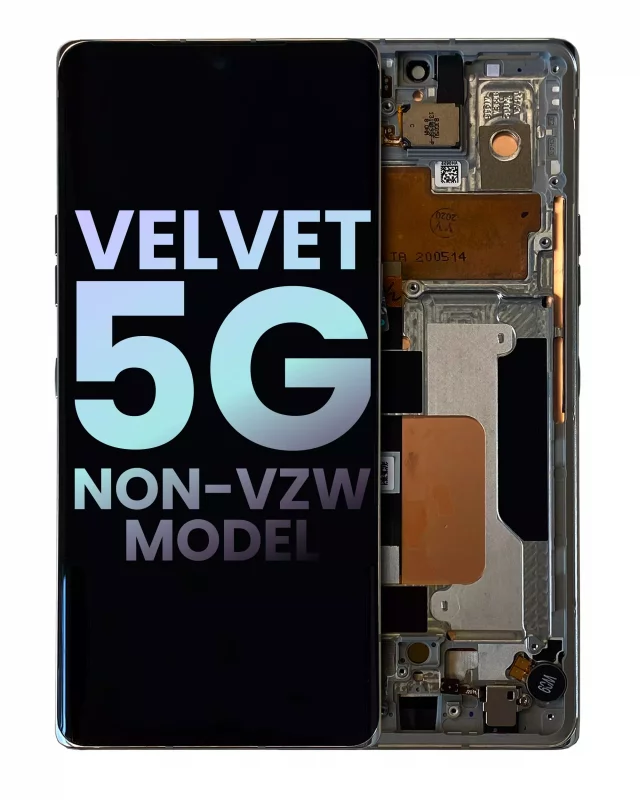 Ansamblu Display LG Velvet 5G (Non-Verizon 5G UW Frame) Original (Aurora Gray)