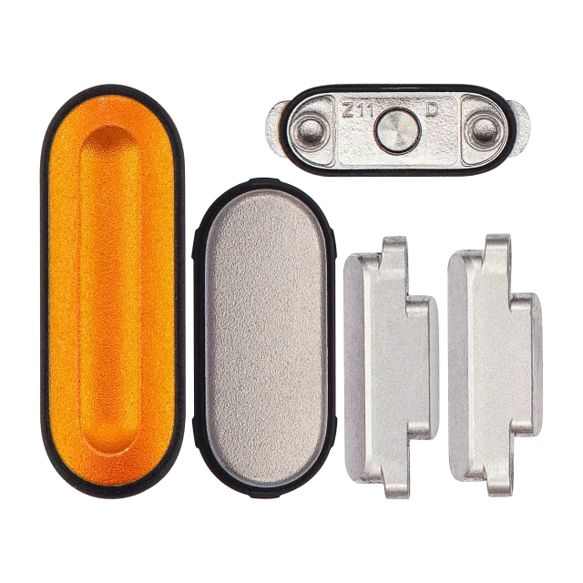 Set Butoane Laterale Apple Watch Series Ultra(1st Gen) (49MM) (Orange / Silver) (5 Piece Set)