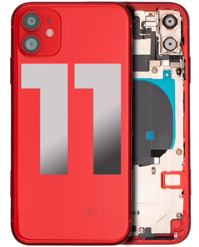 Carcasa Spate iPhone 11 Pull C (Red)