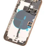 Carcasa Spate Sticla iPhone 11 Pro Pull A (Matte Gold) – imaginea 3