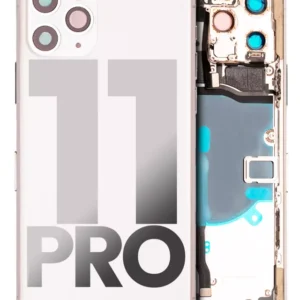 Carcasa Spate Sticla iPhone 11 Pro Pull B (Silver)