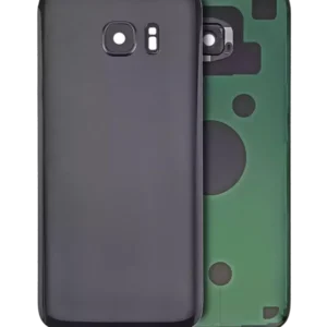 Capac Spate Sticla Samsung Galaxy S7 Edge AMPlus (No Logo) (Black)