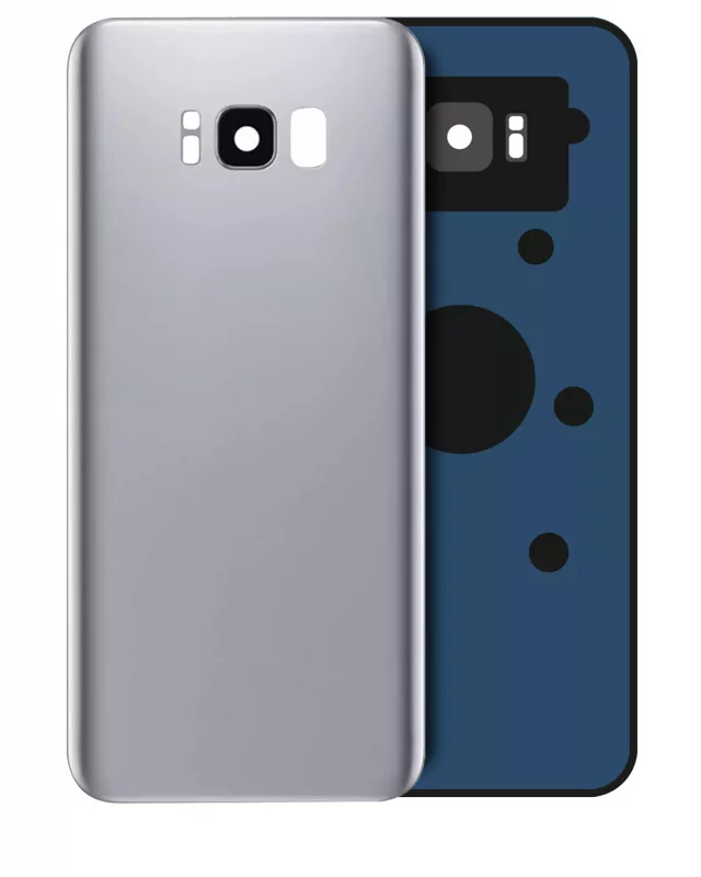 Capac Spate Sticla Samsung Galaxy S8 Service Pack Original (Arctic Silver)
