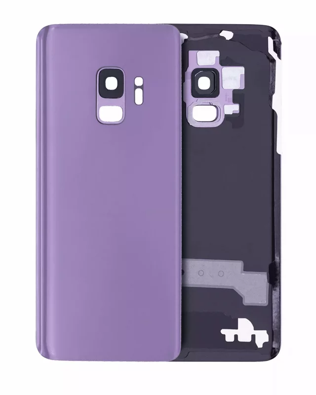 Capac Spate Sticla Samsung Galaxy S9 Service Pack Original (Lilac Purple)