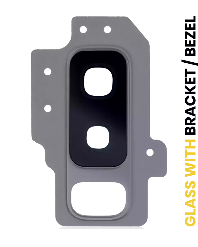 Lentila Camera Spate Cu Bracket/Rama Telefon Samsung Galaxy S9 Plus (Titanium Gray)
