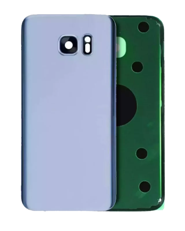 Capac Spate Sticla Samsung Galaxy S7 Edge Service Pack Original (Blue)