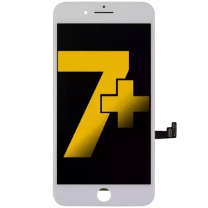 Display iPhone 7 Plus cu Placa Metalica Refurbished (White)