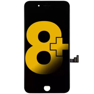 Display iPhone 8 Plus cu Placa Metalica Refurbished (Black)