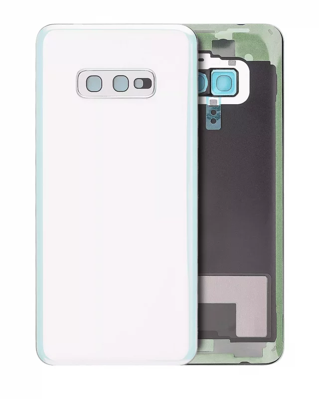 Capac Spate Sticla Samsung Galaxy S10E AMPlus (No Logo) (Prism White)