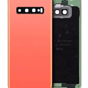 Capac Spate Sticla Samsung Galaxy S10 AMPlus (No Logo) (Flamingo Pink)