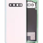 Capac Spate Sticla Samsung Galaxy S10 Service Pack Original (Prism White)