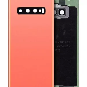 Capac Spate Sticla Samsung Galaxy S10 Service Pack Original (Flamingo Pink)