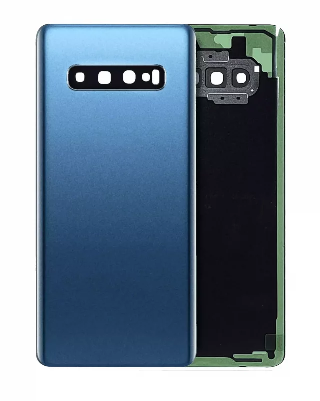 Capac Spate Sticla Samsung Galaxy S10 Plus Service Pack Original (Prism Blue)