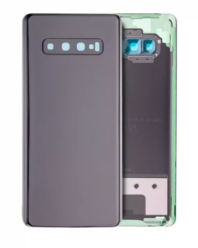 Capac Spate Sticla Samsung Galaxy S10 Plus Service Pack Original (Prism Black)