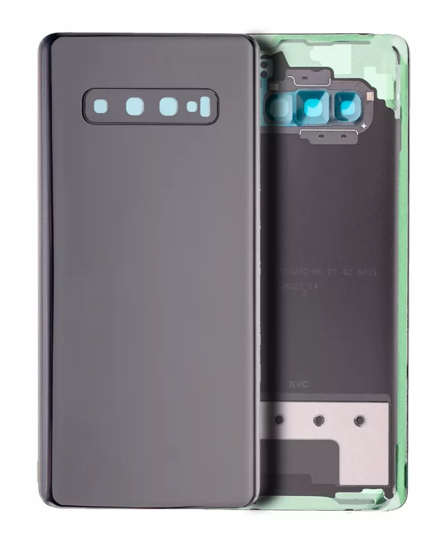 Capac Spate Sticla Samsung Galaxy S10 Plus AMPlus (No Logo) (Prism Black)