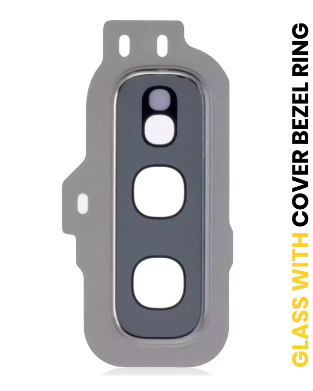 Lentila Camera Spate Cu Rama De Protectie Si Inel Telefon Samsung Galaxy S10E (Prism White)