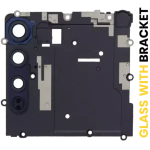 Lentila Camera Spate Cu Bracket Telefon Motorola Edge 5G (XT2063 / 2020) (Solar Black)