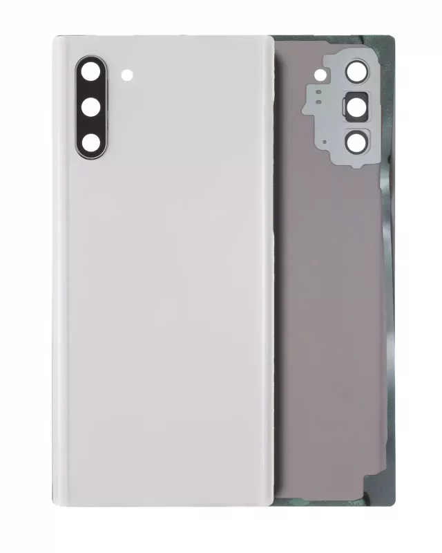 Capac Spate Sticla Samsung Galaxy Note 10 Service Pack Original (Aura White)