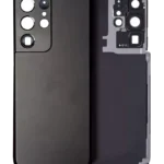 Capac Spate Sticla Samsung Galaxy S21 Ultra Service Pack Original (Phantom Black)