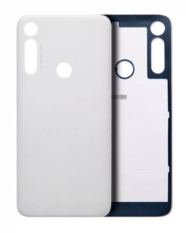 Capac Spate Sticla Motorola Moto G Fast Original (White Pearl)