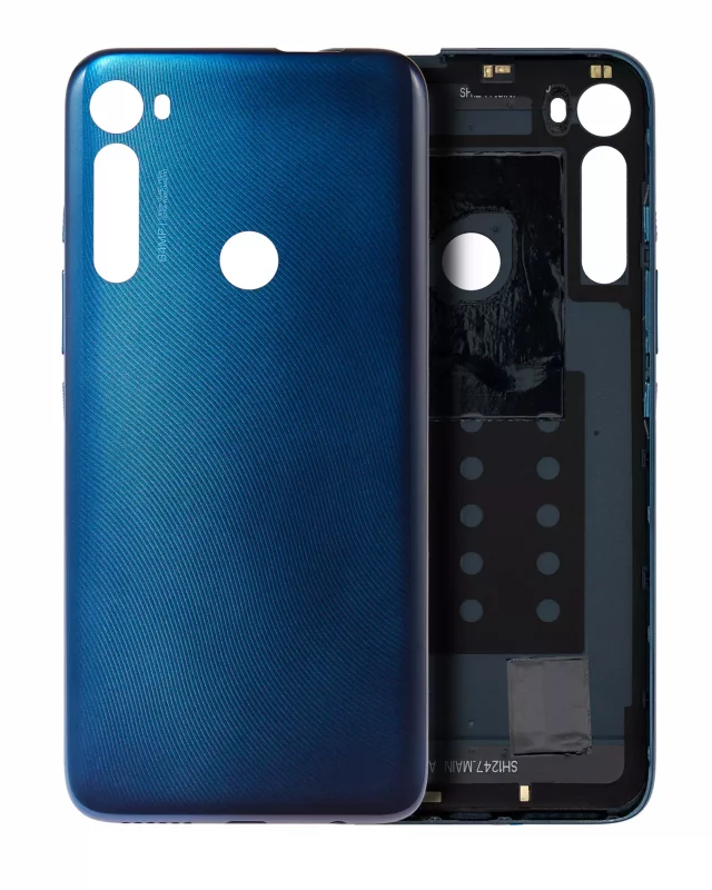 Capac Spate Sticla Motorola Moto One Fusion Plus Original (Twilight Blue)