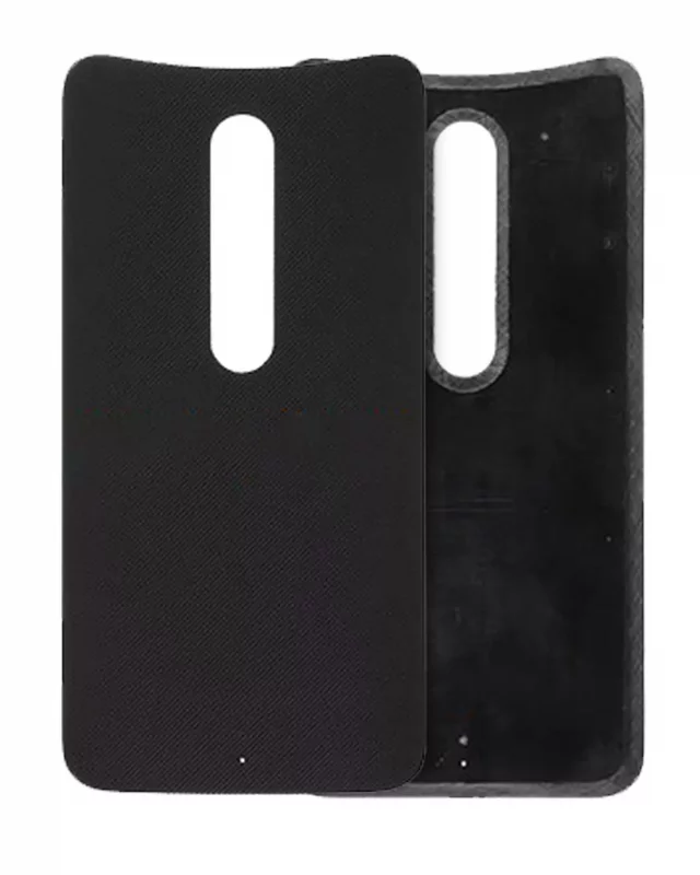 Capac Spate Sticla Motorola Moto X Style (XT1572 / 2015) (Black)