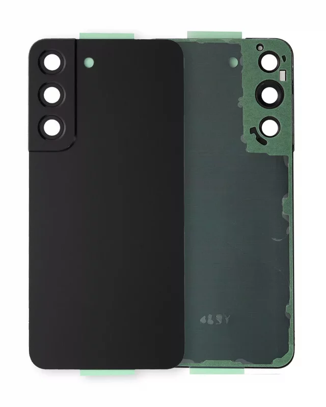 Capac Spate Sticla Samsung Galaxy S22 Service Pack Original (Phantom Black)