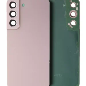 Capac Spate Sticla Samsung Galaxy S22 Service Pack Original (Pink Gold)
