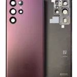 Capac Spate Sticla Samsung Galaxy S22 Ultra 5G Service Pack (Burgundy)