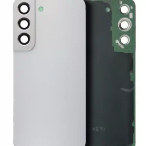 Capac Spate Sticla Samsung Galaxy S22 Plus Service Pack Original (White)