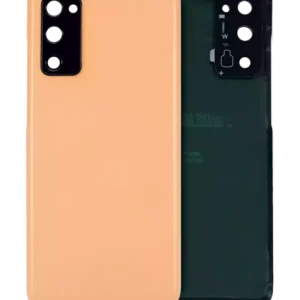 Capac Spate Sticla Samsung Galaxy S20 FE 5G Service Pack Original (Cloud Orange)