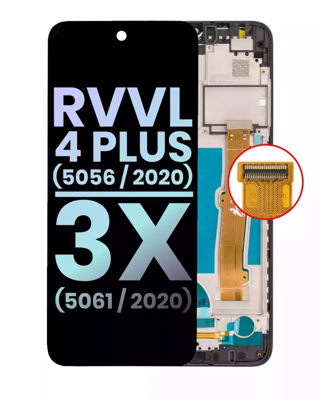 Display telefon Alcatel 3X / T-Mobile Revvl 4 Plus Service Pack Original (Black)