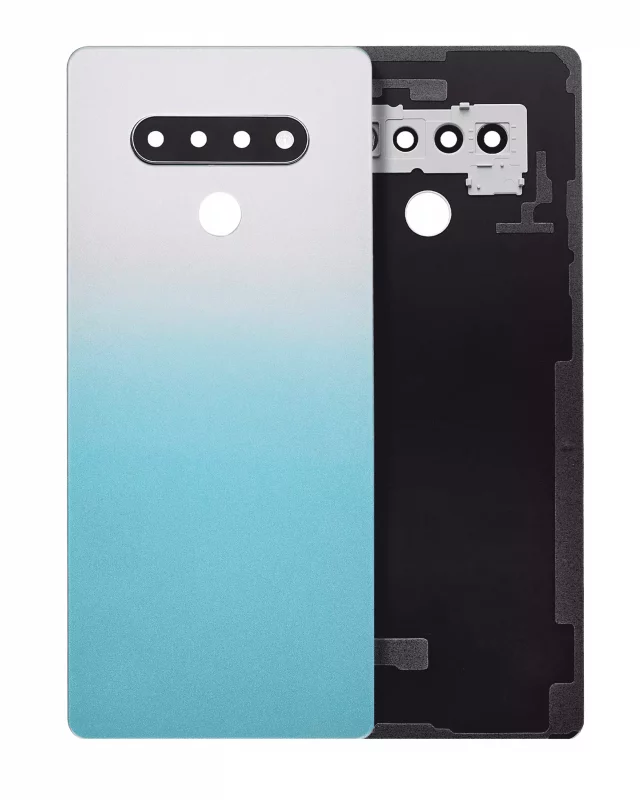 Capac Spate Sticla Cu Lentila Camera LG Stylo 6 / K71 (Blue)