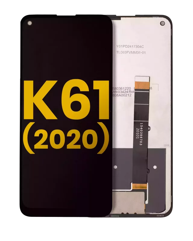 Ansamblu Display LG K61 (2020) Refurbished (Fara Rama) (Black)